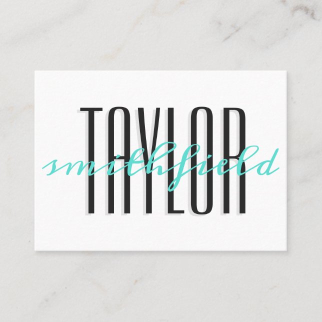 elegant business card (Front)