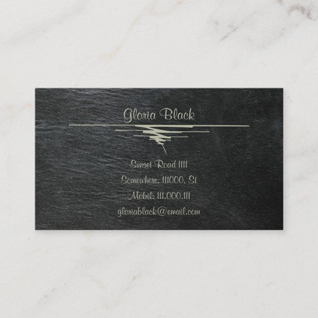 Elegant Business Card (Front)
