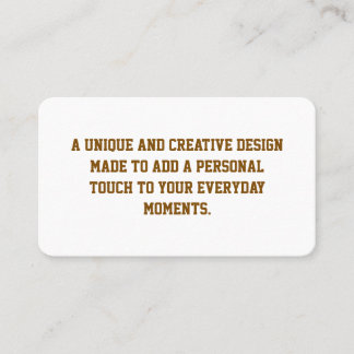 Elegant Business Card