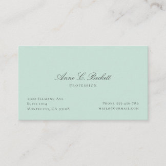 Elegant business card