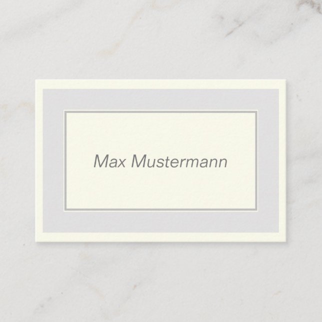elegant business card (Front)