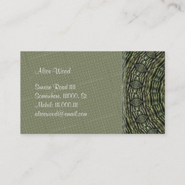 Elegant Business Card (Front)