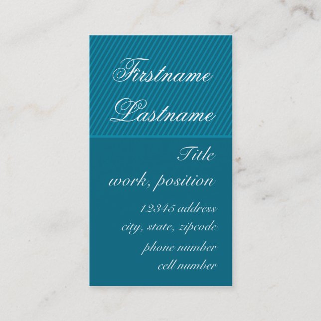 Elegant Business Card (Front)