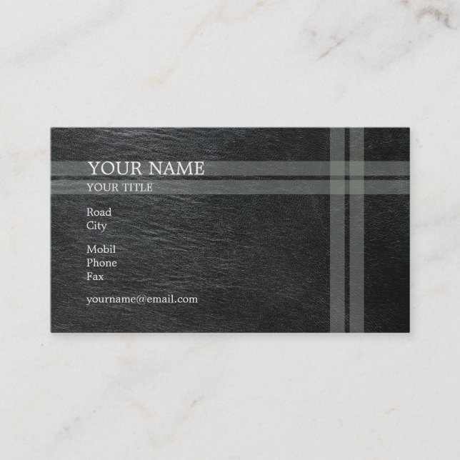 Elegant Business Card (Front)