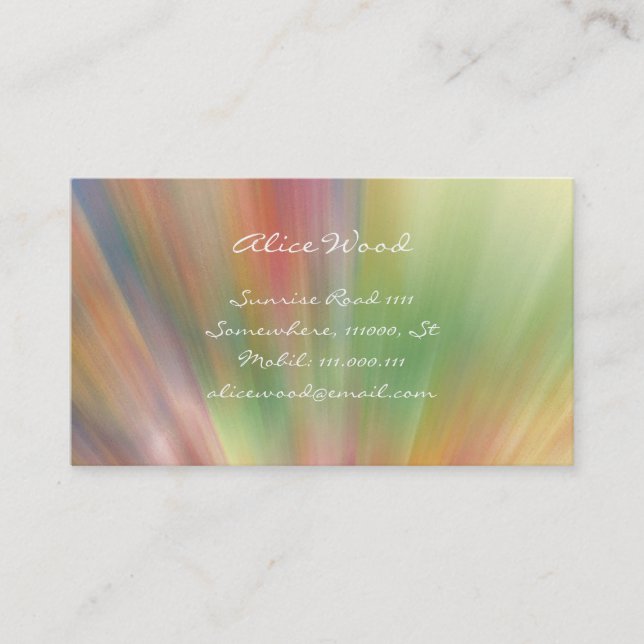 Elegant Business Card (Front)