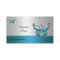 Elegant Business Card Butterfly Teal Blue 2