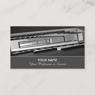 Elegant business card for escalator experts