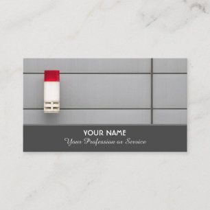 Elegant business card for security experts