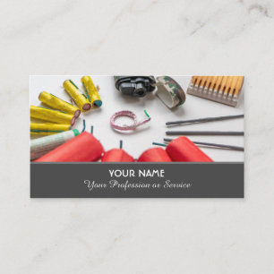 Elegant business card for sparkling services
