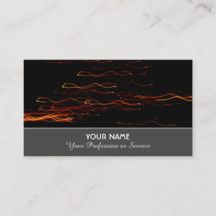 Elegant business card for sparkling services