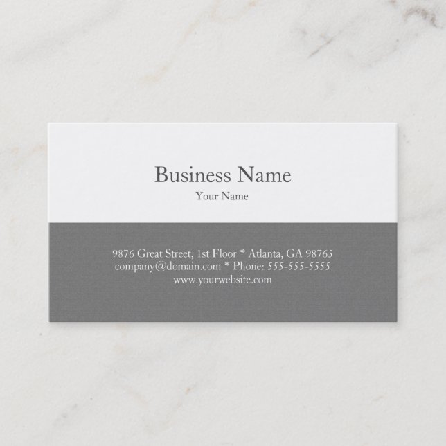 Elegant Business Card Template (Front)
