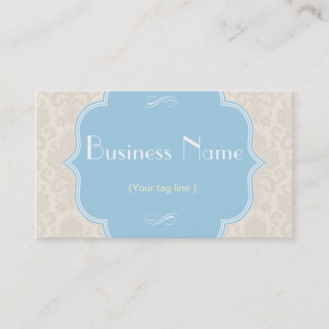 Elegant Business Card Template (Front)