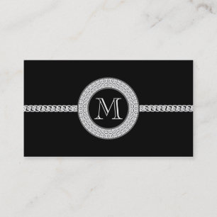 Elegant business card template Monogram