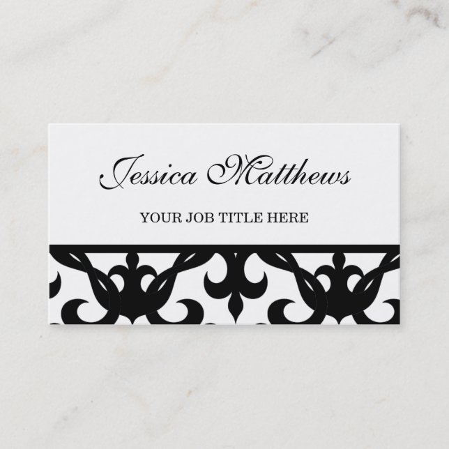 Elegant Business Cards - Personalise (Front)