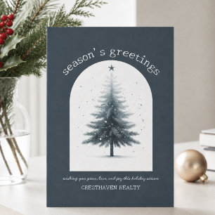 Elegant Business Corporate Christmas Holiday Card