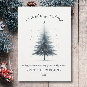 Elegant Business Corporate Christmas Holiday Card