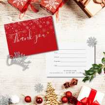 Elegant Business Gift Certificate Script Thank You