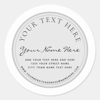 Elegant Business Label