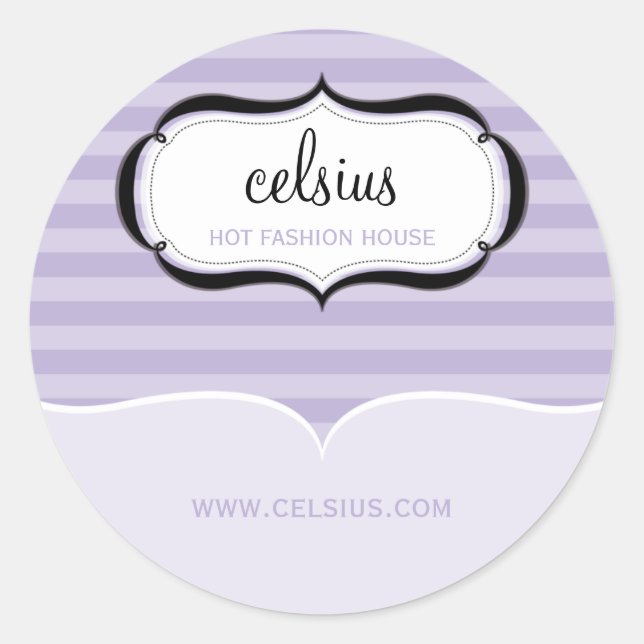 ELEGANT BUSINESS LABEL :: chic boutique 7 (Front)
