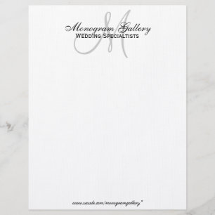 Elegant Business Letterhead Speckled Paper