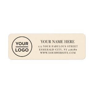 Elegant Business Logo Return Address