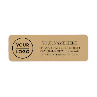 Elegant Business Logo Return Address