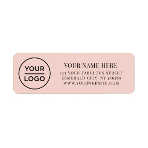 Elegant Business Logo Return Address