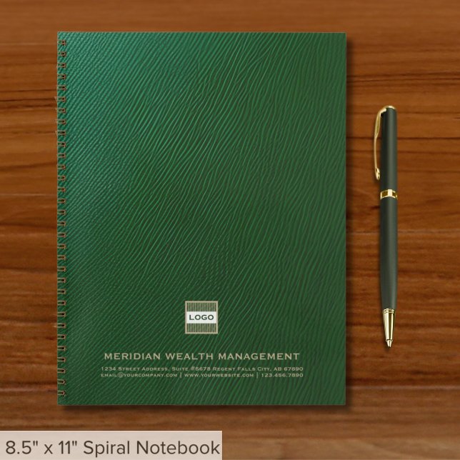 Elegant Business Notebook with Logo (Creator Uploaded)