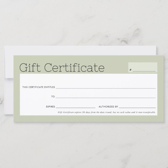 ELEGANT business spa hairdresser nails brows sage (Front)