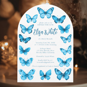 Elegant Butterflies Bridal Shower CUSTOM Arch Invitation