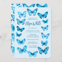 Elegant Butterflies Bridal Shower CUSTOM
