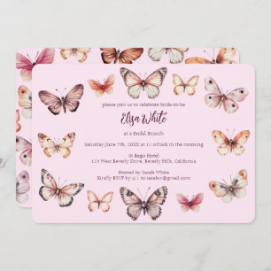 Elegant Butterflies Bridal Shower CUSTOM Invitation