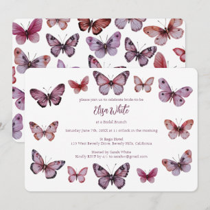 Elegant Butterflies Bridal Shower CUSTOM Invitation