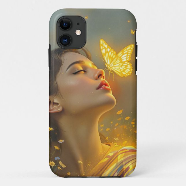 Elegant Butterfly Beauty Phone Case (Back)