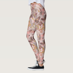 Elegant Butterfly Camo Luxury Maternity Yoga Leggings