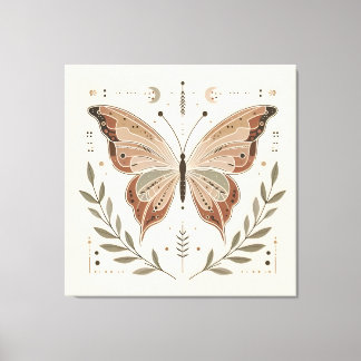 Elegant Butterfly Canvas Wall Art