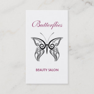 Elegant Butterfly Logo Business Card