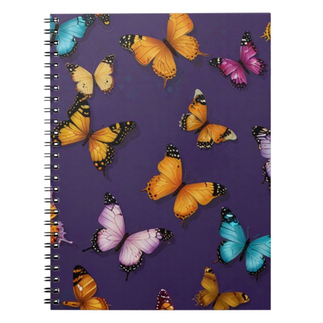 Elegant Butterfly Notebook (Front)