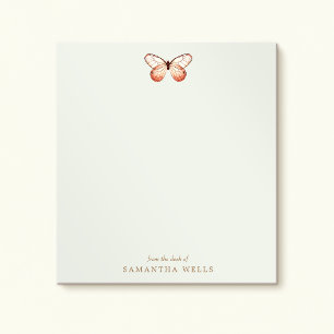 Elegant Butterfly Personalised Notepad