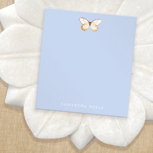 Elegant Butterfly Personalised  Notepad