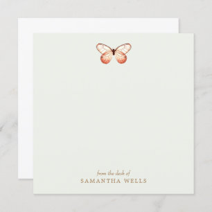 Elegant Butterfly Personalised Thank You 