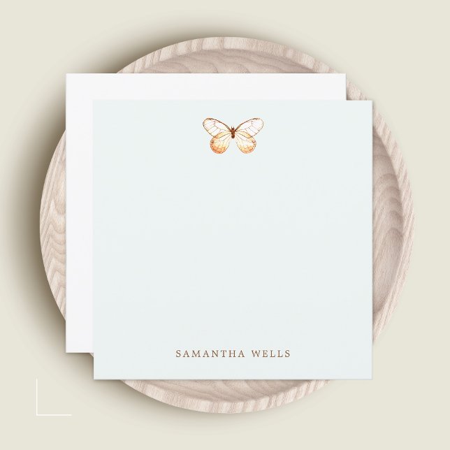 Elegant Butterfly Personalised Thank You  Card (Creator Uploaded)