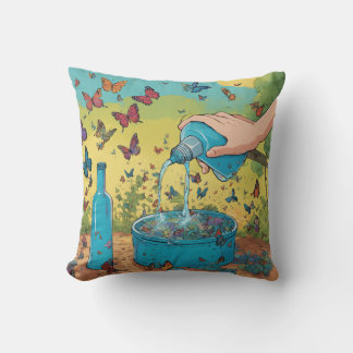 Elegant Butterfly Pillow