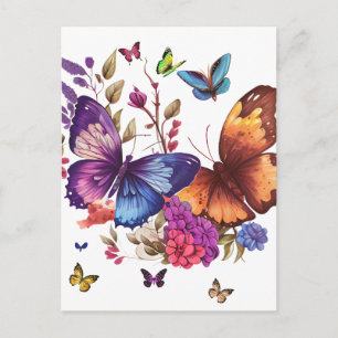 Elegant Butterfly Postcard
