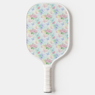 Elegant Butterfly Seamless Print Pickleball Paddle