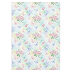 Elegant Butterfly Seamless Print Tablecloth