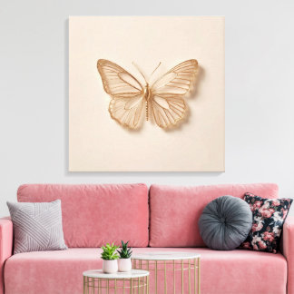 Elegant Butterfly Wall Art | Minimalist Nature