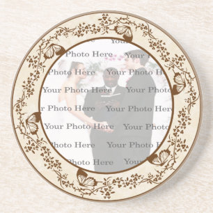 Elegant Butterfly Wedding Coaster