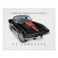 ELEGANT C-2 VETTE ILLUSTRATION