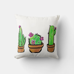 Elegant Cactus cacti succulents  Cushion